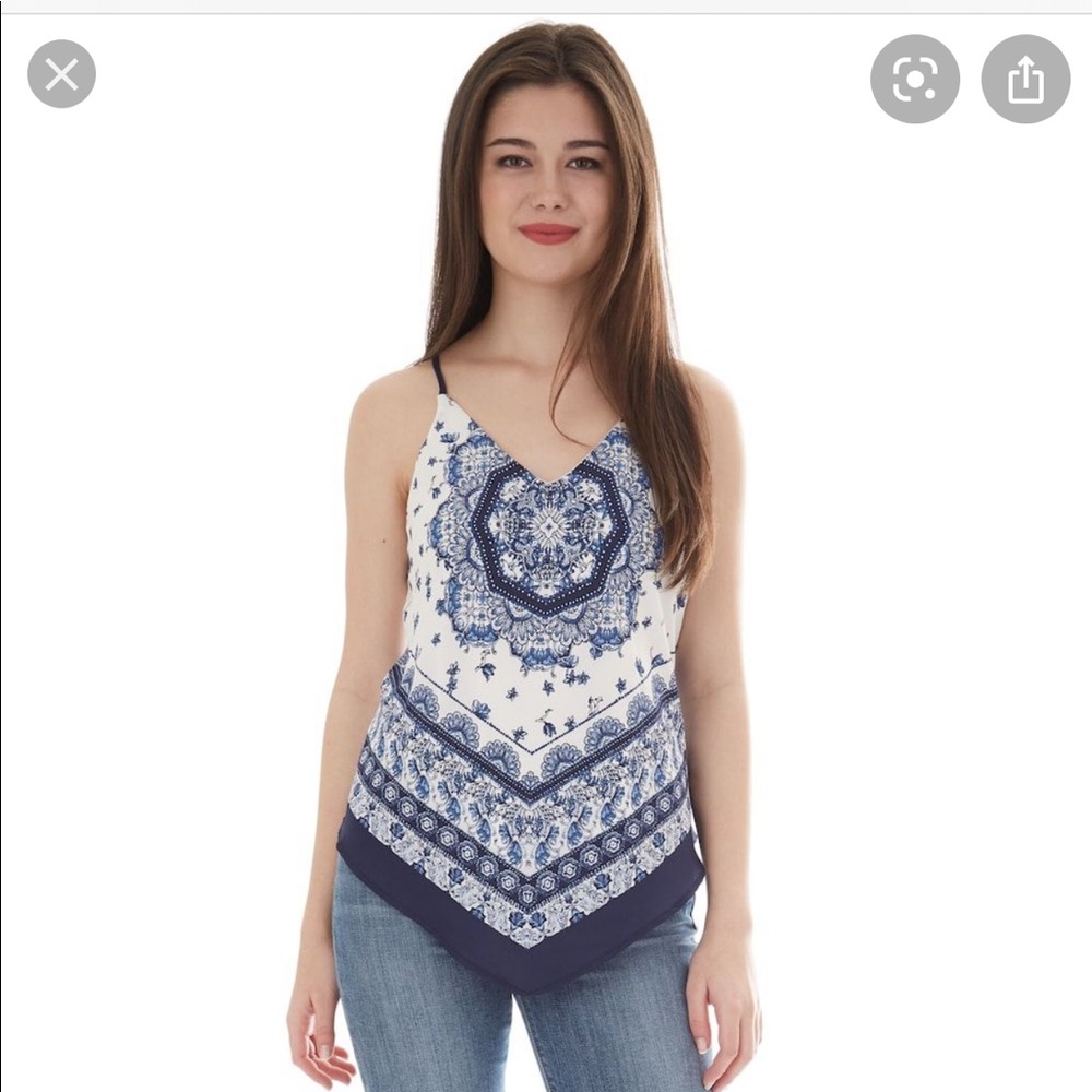 IZ BYER Scarf top